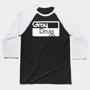 Gray Drug Drugstore Baseball T-Shirt